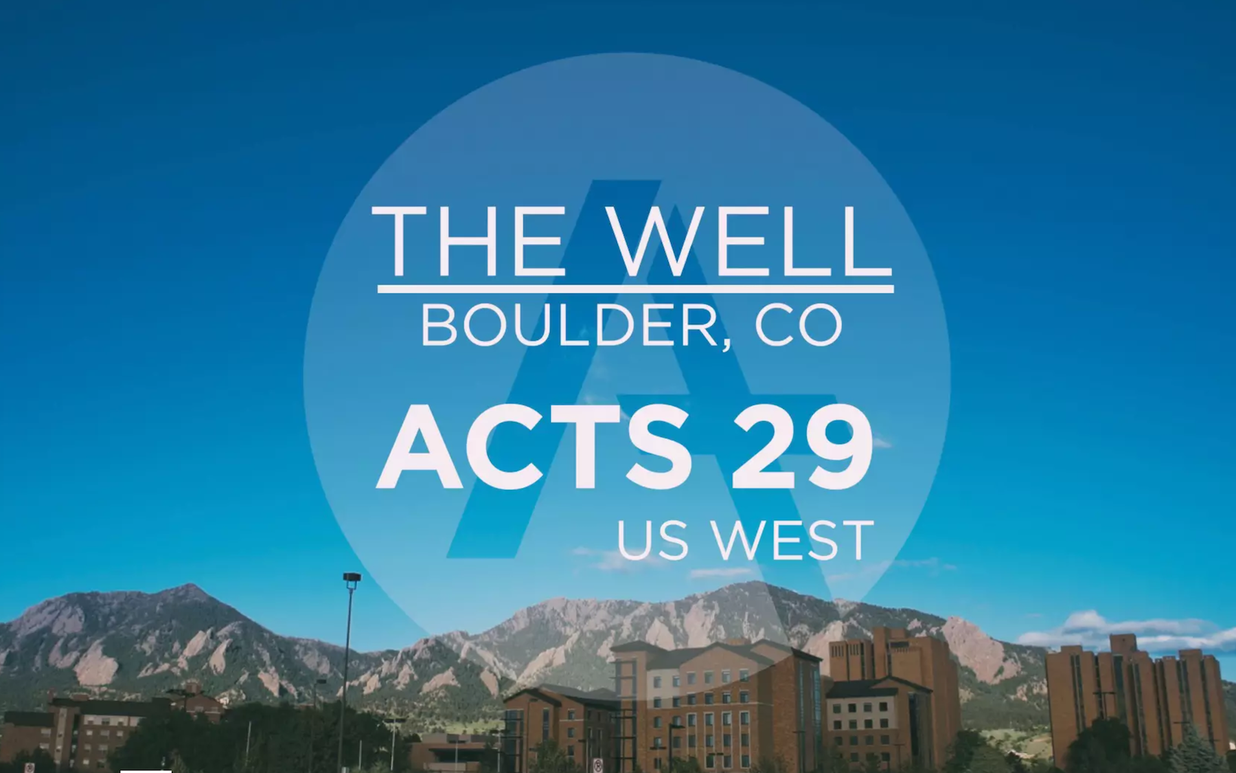 US West Church Planting Stories | The Well, Boulder, CO