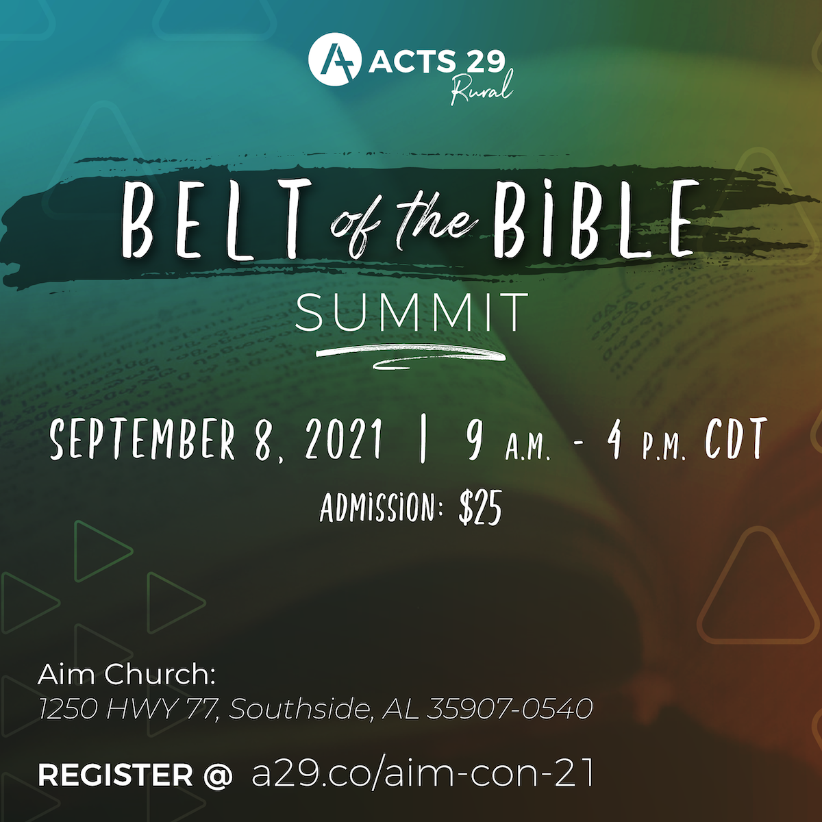 Belt of the Bible: Biblical Tools